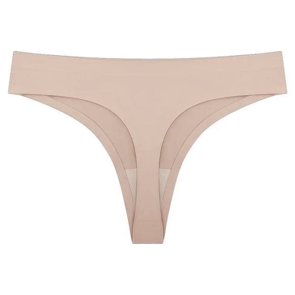 3/$15 New Seamless Beige Invisible Panties Underwear Thong Low Waist Women Girls - Picture 1 of 5